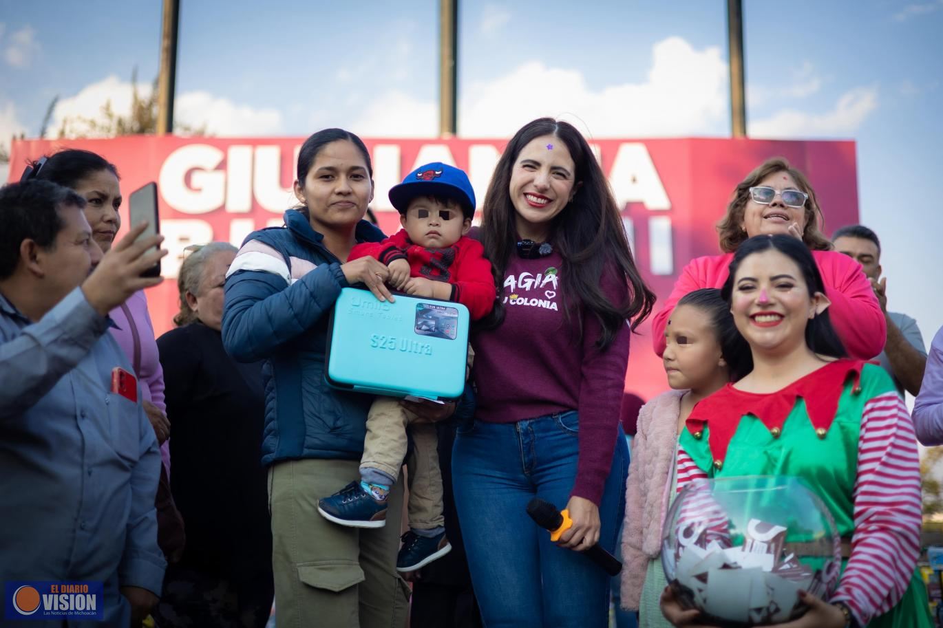 Más de 1,500 sonrisas llenaron de magia Morelia: Giulianna Bugarini