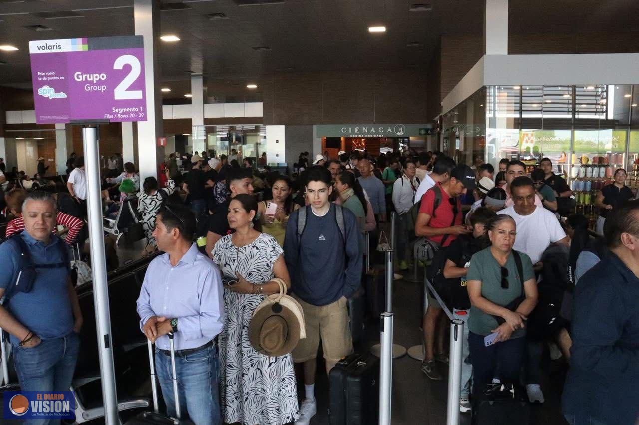Incrementa 21% el flujo de pasajeros aéreos en Michoacán durante diciembre: Sectur