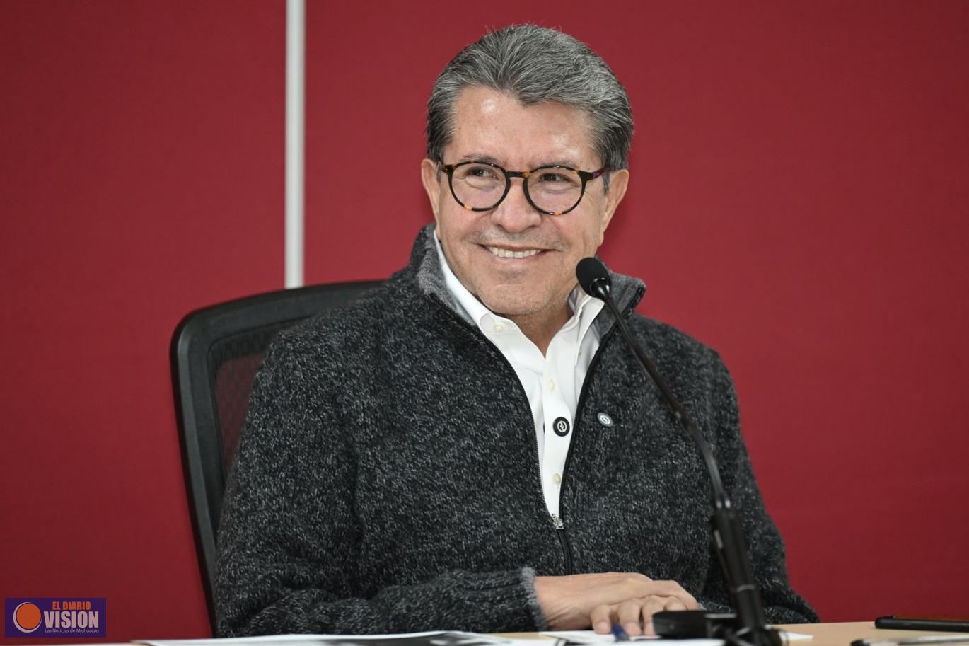 Ricardo Monreal afirma que para el próximo periodo ordinario, la reforma electoral será prioridad 