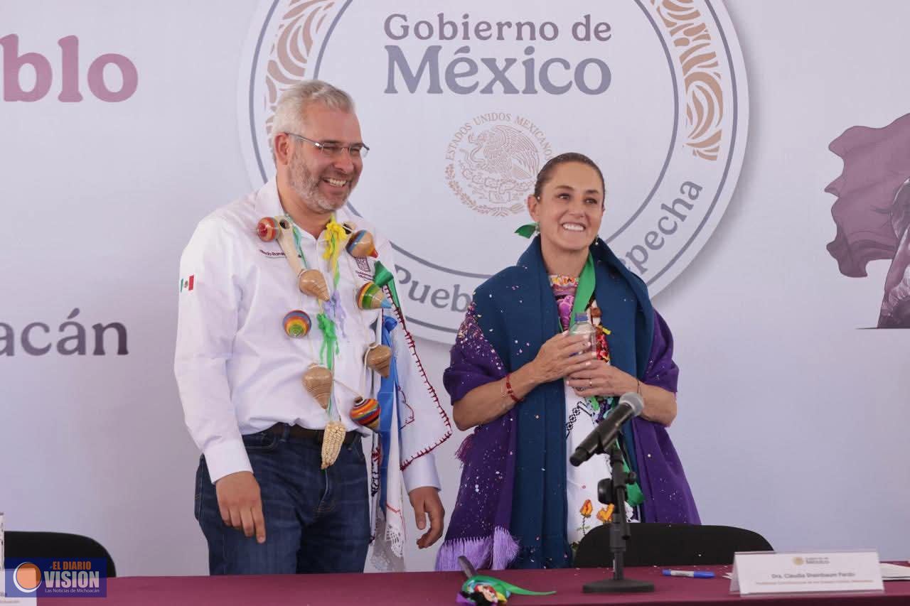 Confirma Bedolla visita de la presidenta Claudia Sheinbaum a Michoacán, el domingo