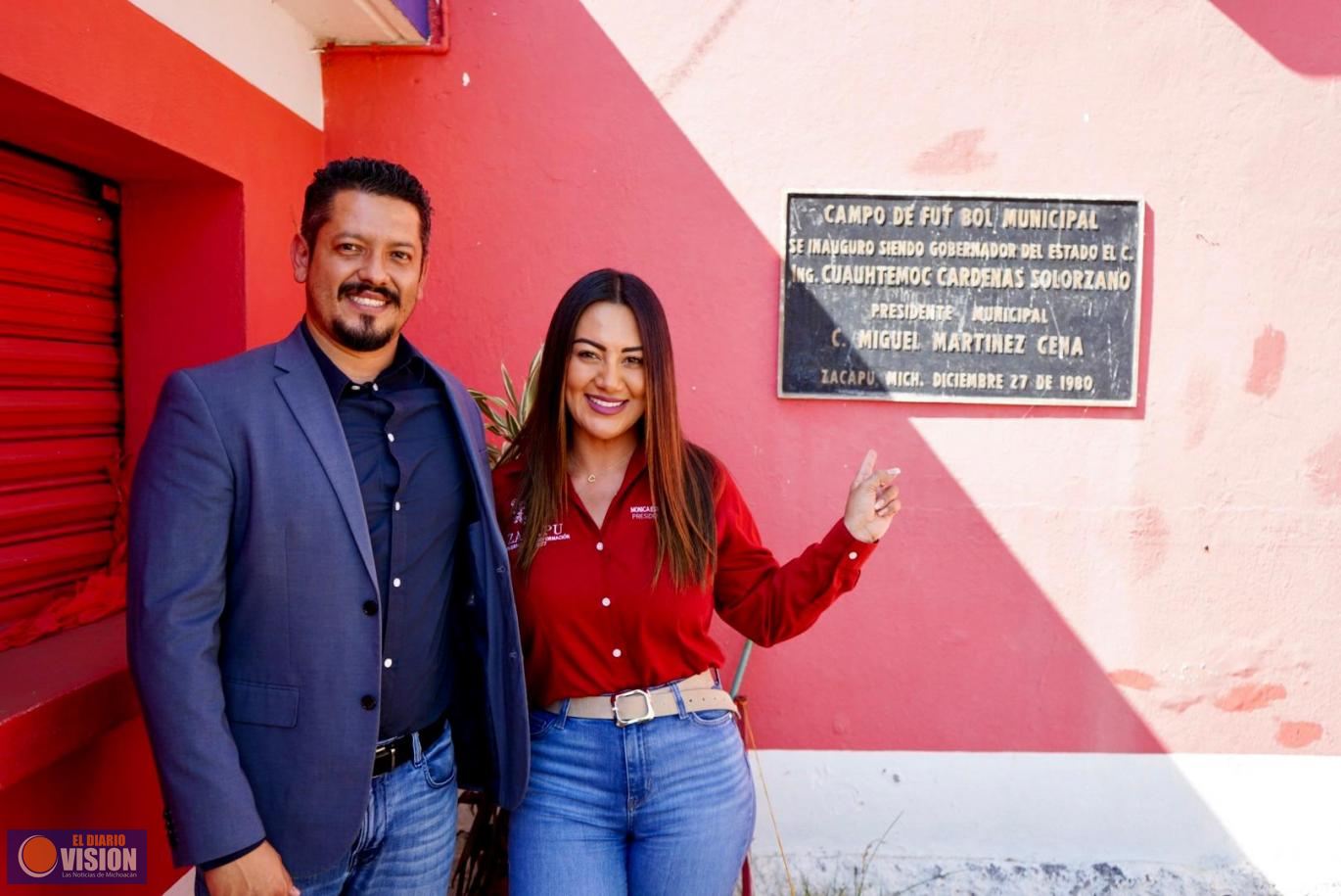 El gobierno de Zacapu recupera el Estadio Municipal tras décadas de irregularidades 