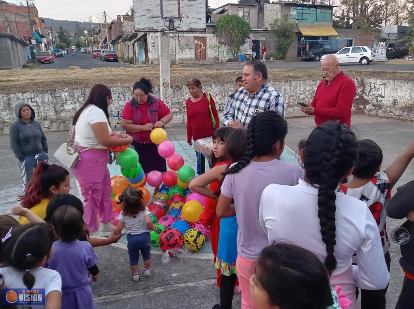 Impulsa FGE acciones de cohesión social en beneficio de niñas, niños y adolescentes en Morelia