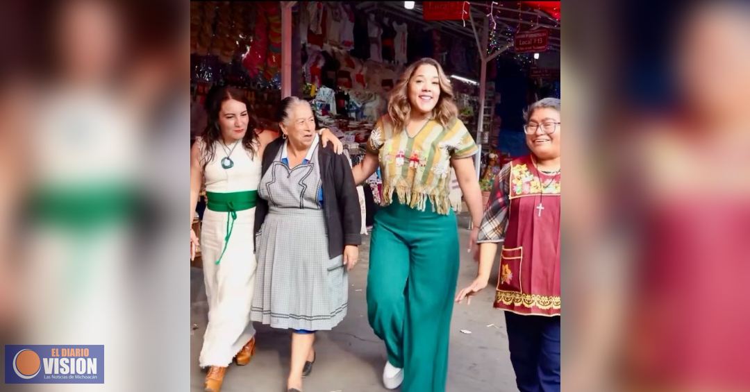 Xóchitl Ruíz González reconoce y valora fuerza cultural purépecha en Nuevo San Juan Parangaricutiro