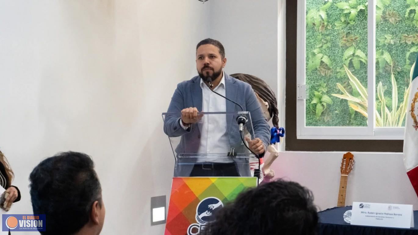 Cuatro meses de presencia sensible y humana en la protección de derechos humanos: CEDH Michoacán