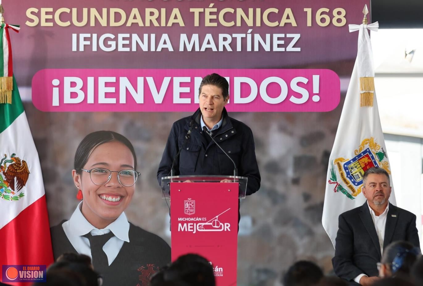 Gobierno de Alfonso Martínez fortalece la educación en Morelia