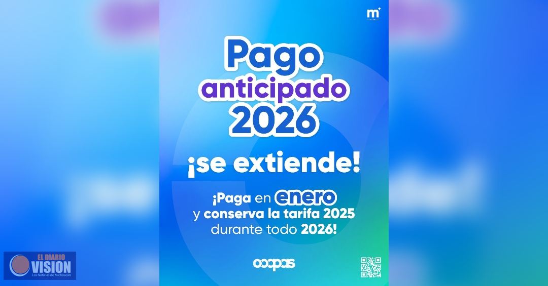 Últimos días para pagar el agua 2026 con tarifa 2025: Ooapas invita a aprovechar el Pago Anticipado