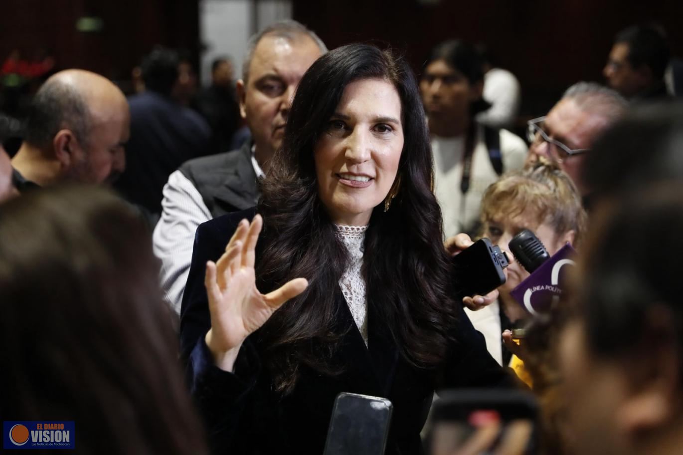 Anuncia Kenia López Rabadán reunión con Guadalupe Taddei para dialogar sobre la reforma electoral