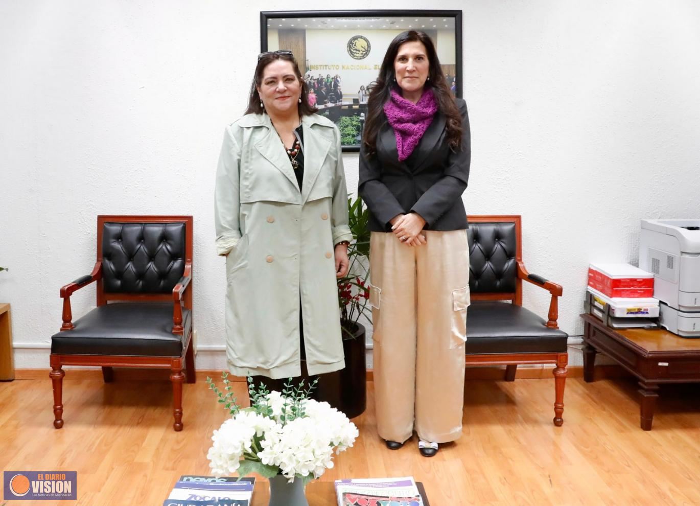 El INE tiene las puertas abiertas de la Cámara de Diputados: Kenia López Rabadán