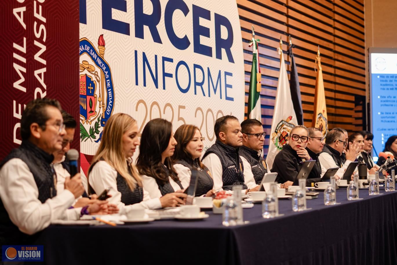 Cerraremos con broche de oro esta administración; Yarabí Ávila refrenda compromiso con nicolaitas