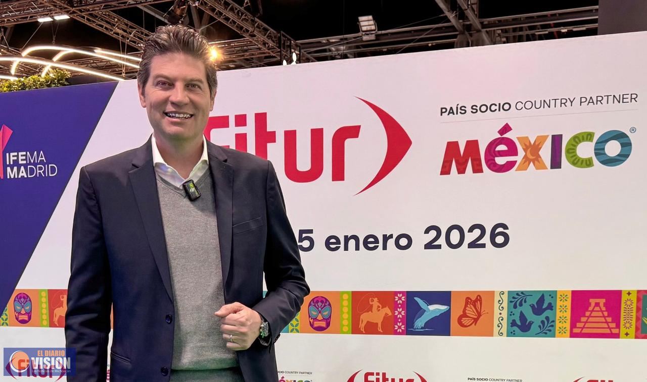 Presente, Gobierno de Morelia en la Feria Internacional de Turismo de Madrid
