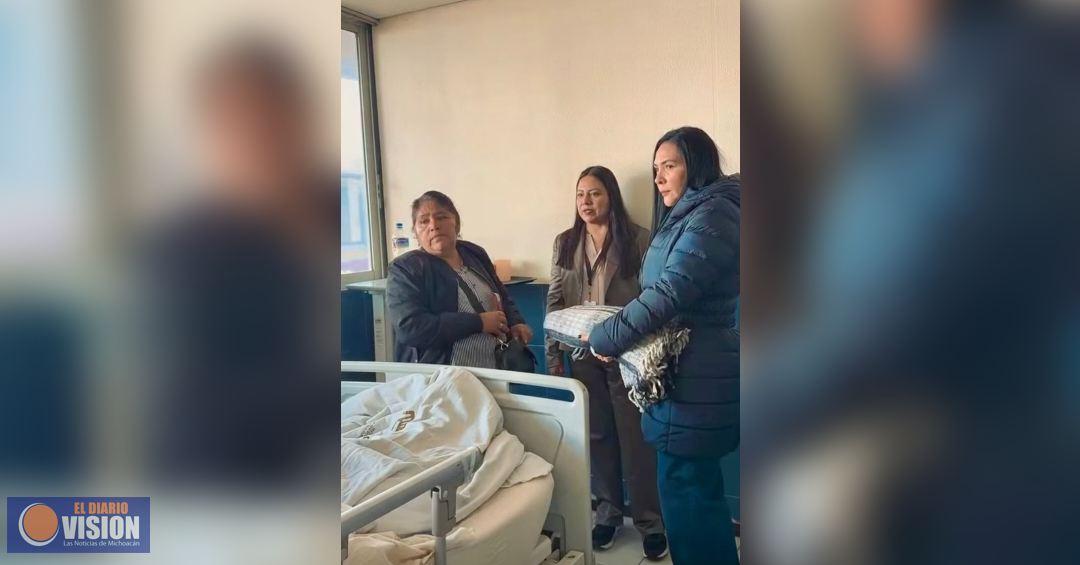 Adriana Campos Huirache visita el Hospital ISSSTE de Zamora para apoyar a pacientes y familias