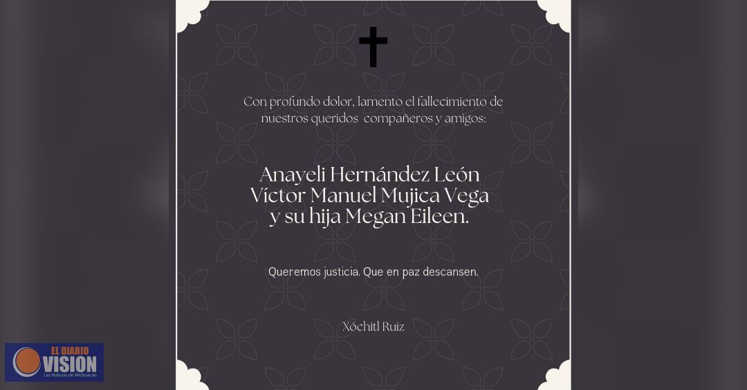 Xóchitl Ruíz exige esclarecimiento y justicia por homicidio de intérpretes de LSM y su hija