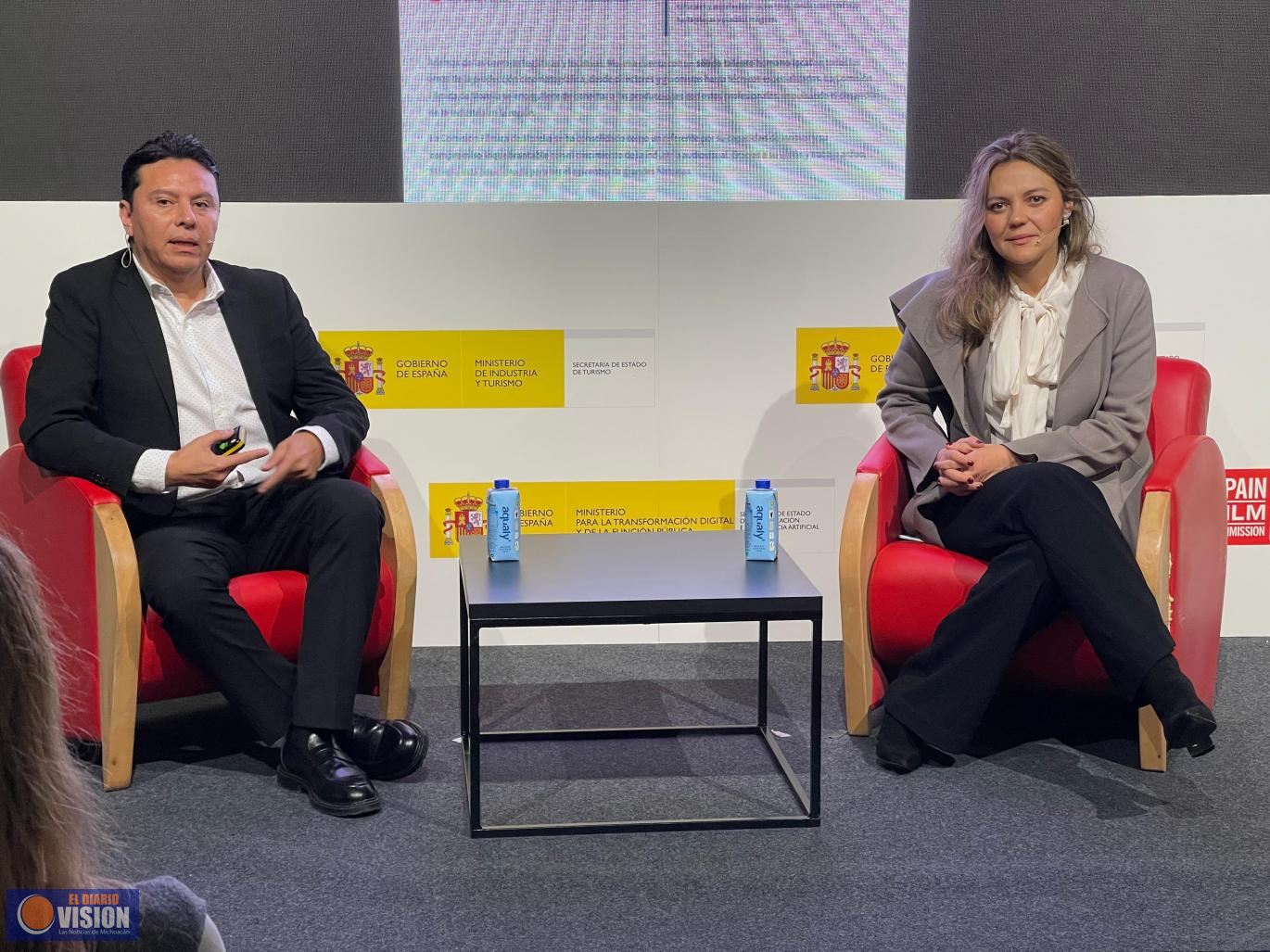 Comisión Fílmica presenta a Morelia como el “corazón del cine” en la FITUR