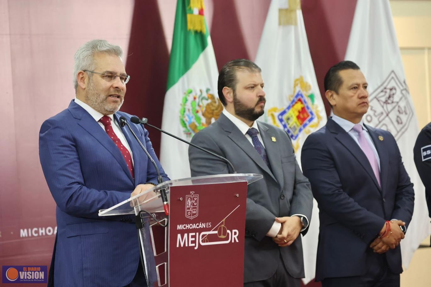 Investigan a más involucrados en el homicidio de la familia de intérpretes: Bedolla