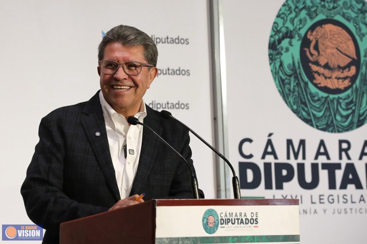 Ricardo Monreal da a conocer agenda legislativa para el próximo periodo ordinario de sesiones