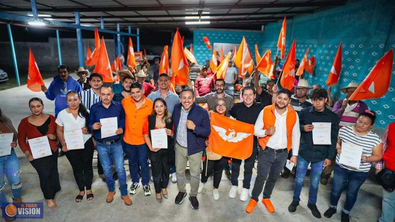 En Turicato designan y toman protesta a la Comisión Operativa Municipal de Movimiento Ciudadano