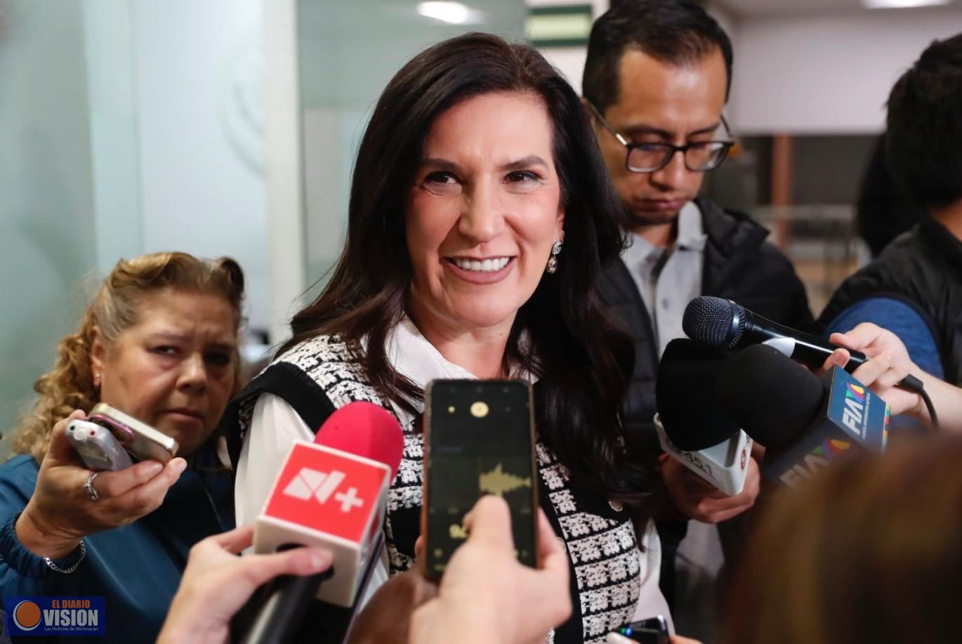 Anuncia Kenia López Rabadán sesiones de apertura y solemne por aniversario de la Constitución