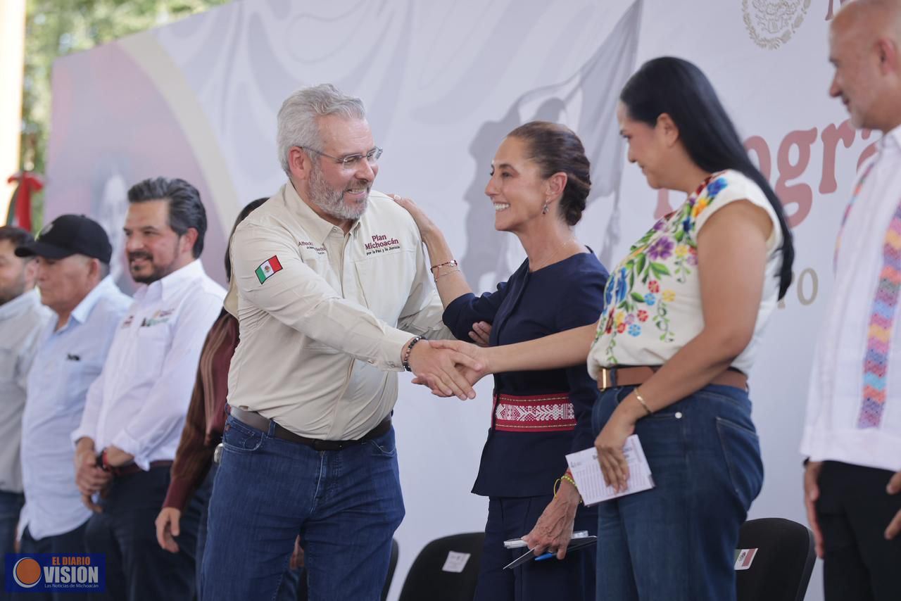 Confirma Bedolla visita de Sheinbaum el viernes a Morelia