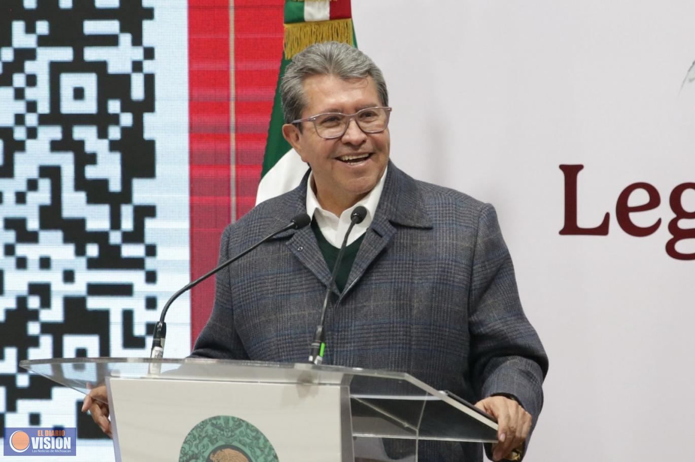 El proceso de elección de consejeros electorales depende de la reforma electoral: Ricardo Monreal