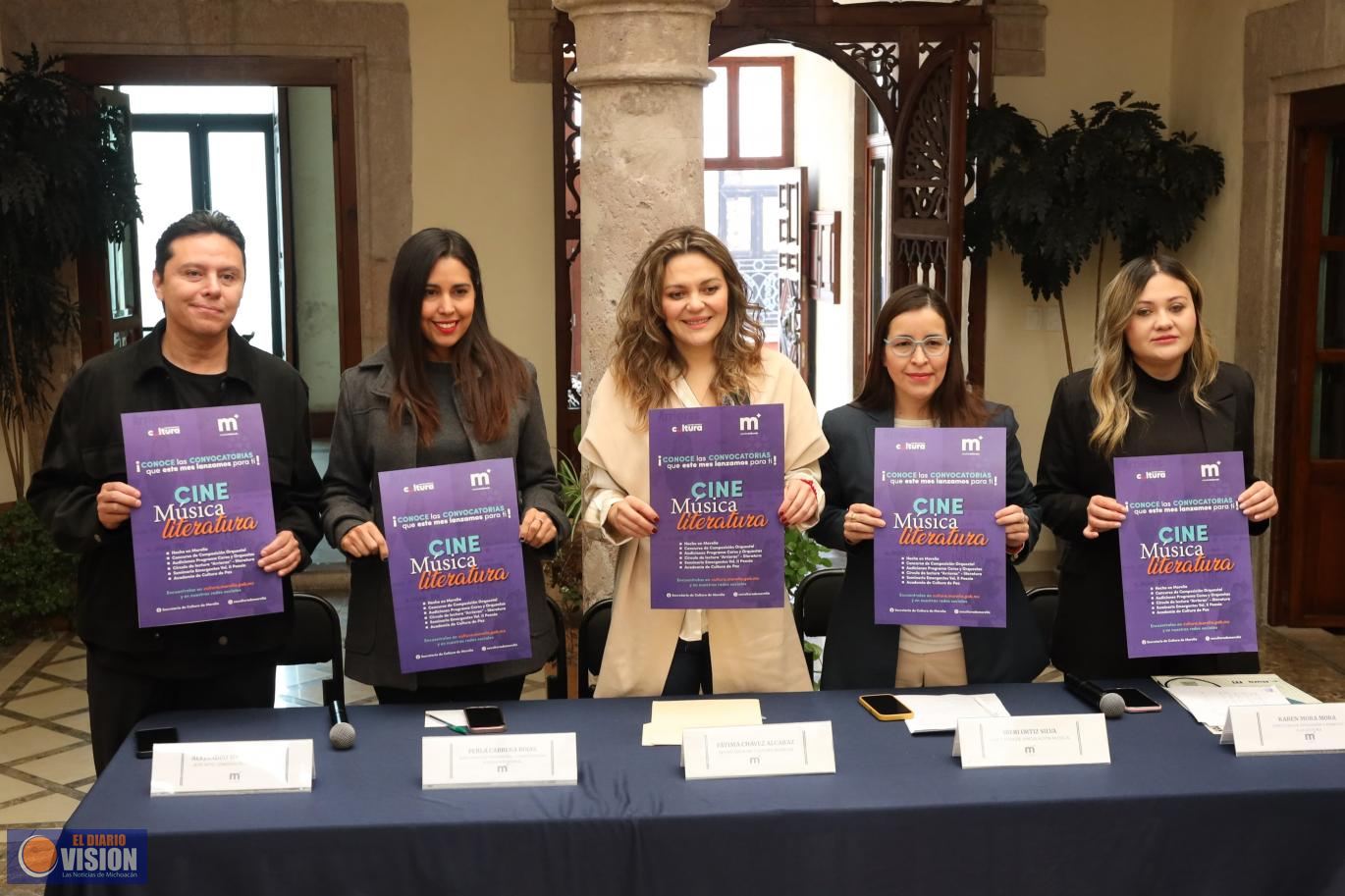 SeCultura presenta agenda de convocatorias para fortalecer el talento creativo