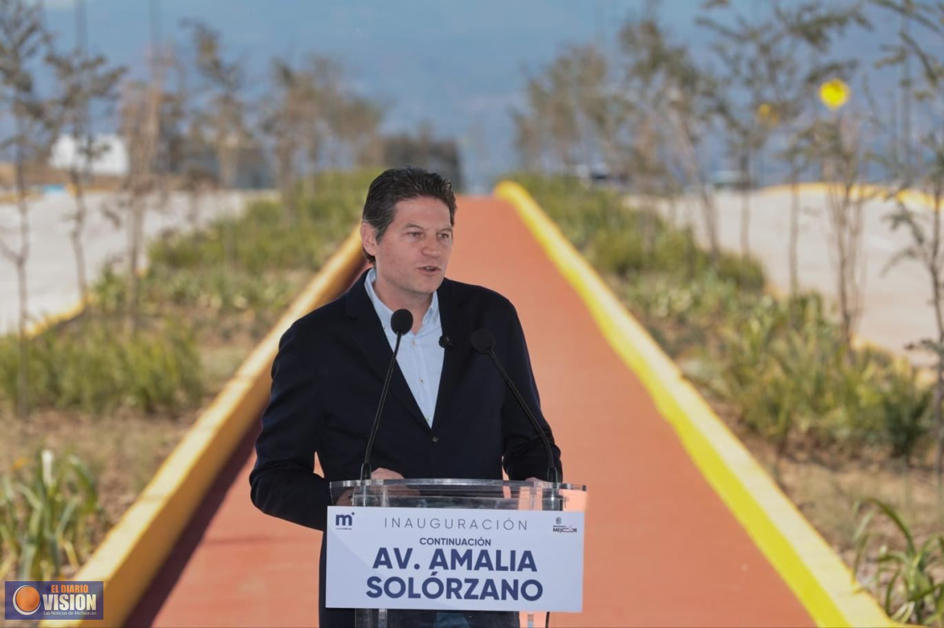Alfonso Martínez inaugura ampliación de Avenida Amalia Solórzano; más de 300 mil beneficiados