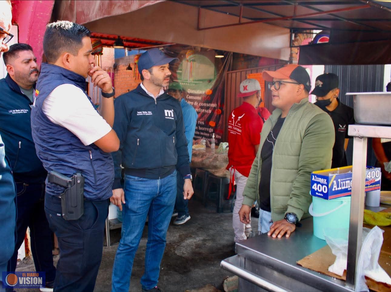 Orden en la vía pública, clave para una Morelia más segura y funcional: Yankel Benítez