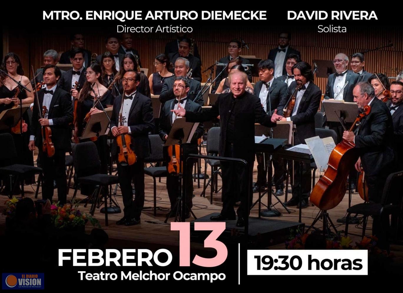 La Orquesta Sinfónica de Michoacán celebra el Día del Amor y la Amistad con un concierto especial