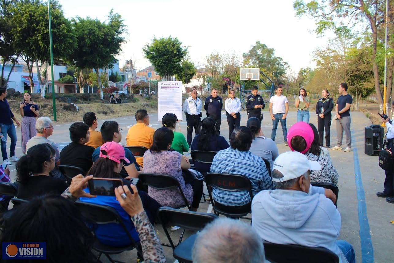 La seguridad la construimos en comunidad: Yankel Benítez