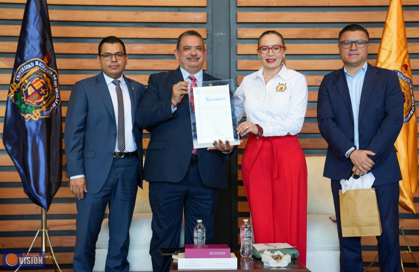 Explican estrategias de seguridad y procuración de justicia ante estudiantes de la UMSNH