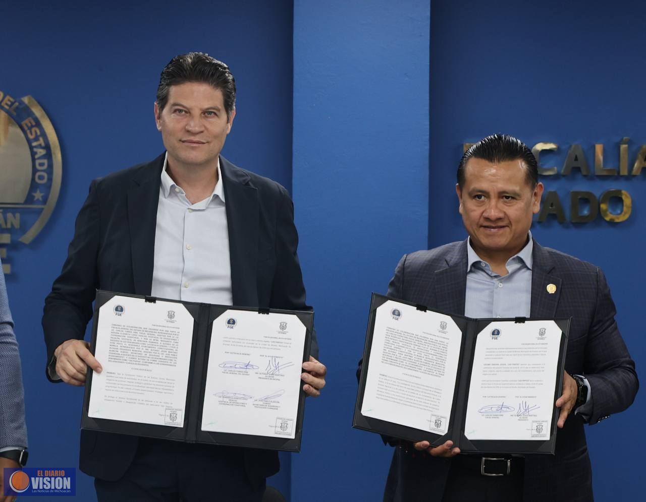 Gobierno de Alfonso Martínez y FGE firman convenio para facilitar acceso a la justicia en Morelia