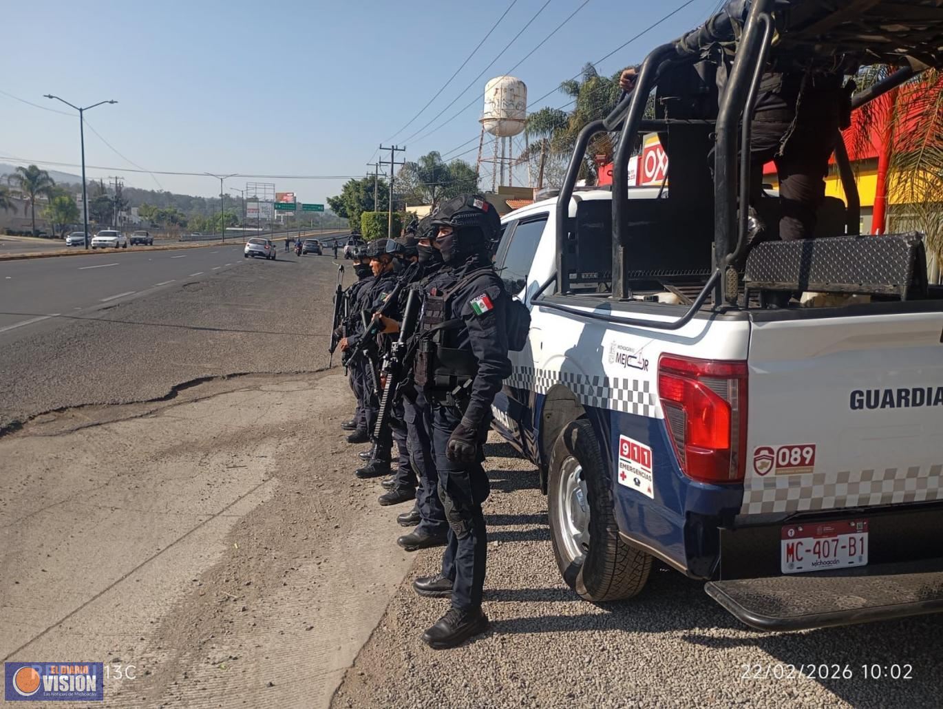Gobierno de Michoacán refuerza seguridad tras reacción a operativo federal en Jalisco: Bedolla