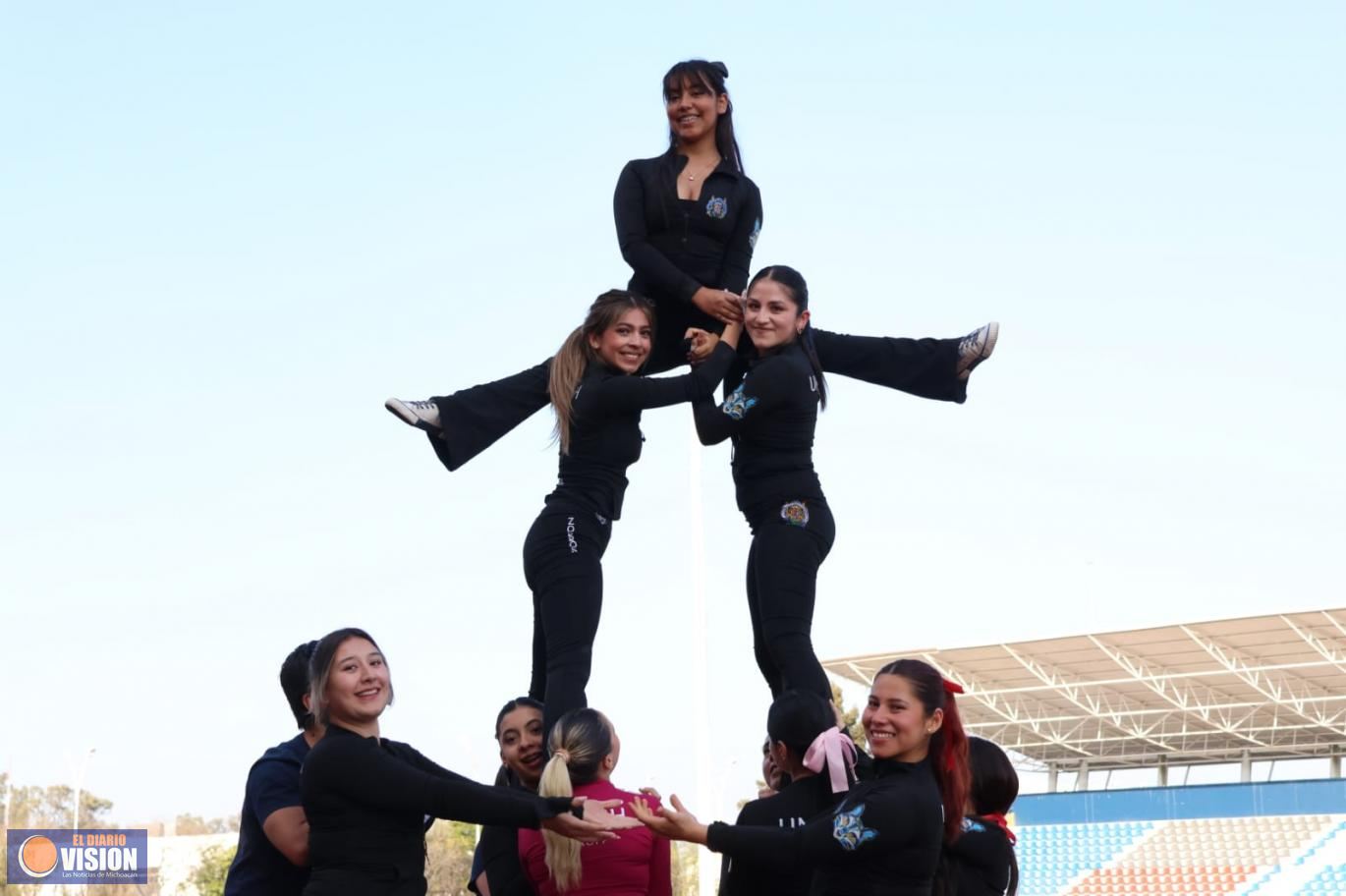 Convocatoria para integrarse al grupo de porristas de la UMSNH es permanente 