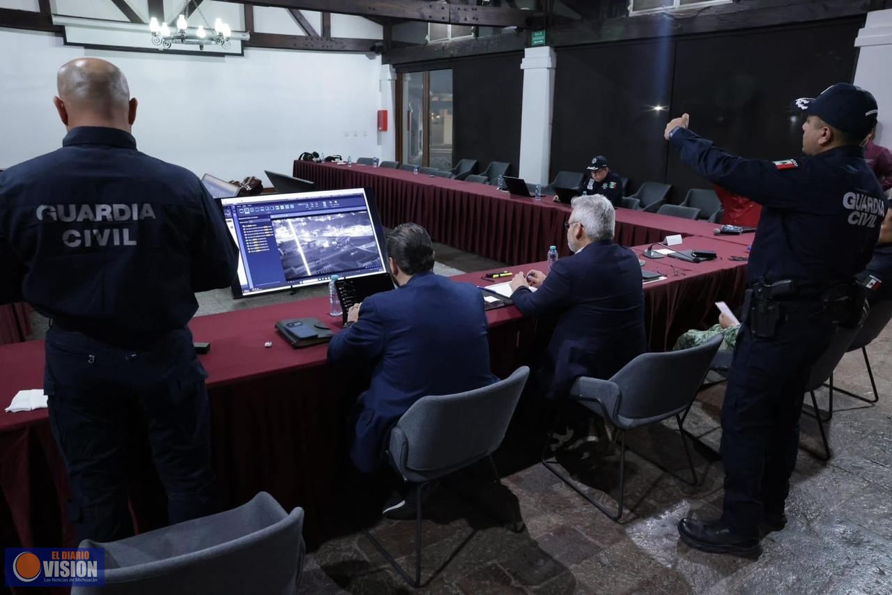 Michoacán en Paz, sigue monitoreo para garantizar la tranquilidad