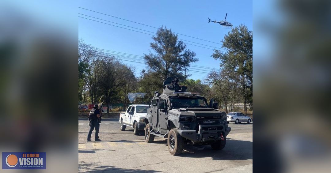 FGE refuerza operativo interinstitucional para garantizar la seguridad en Michoacán