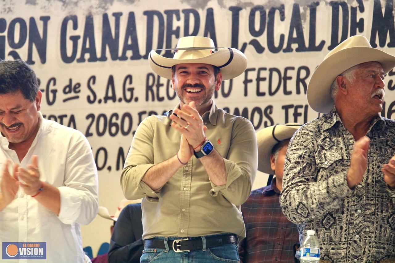 Ganaderos morelianos cuentan con el apoyo del Gobierno Municipal: Yankel Benítez