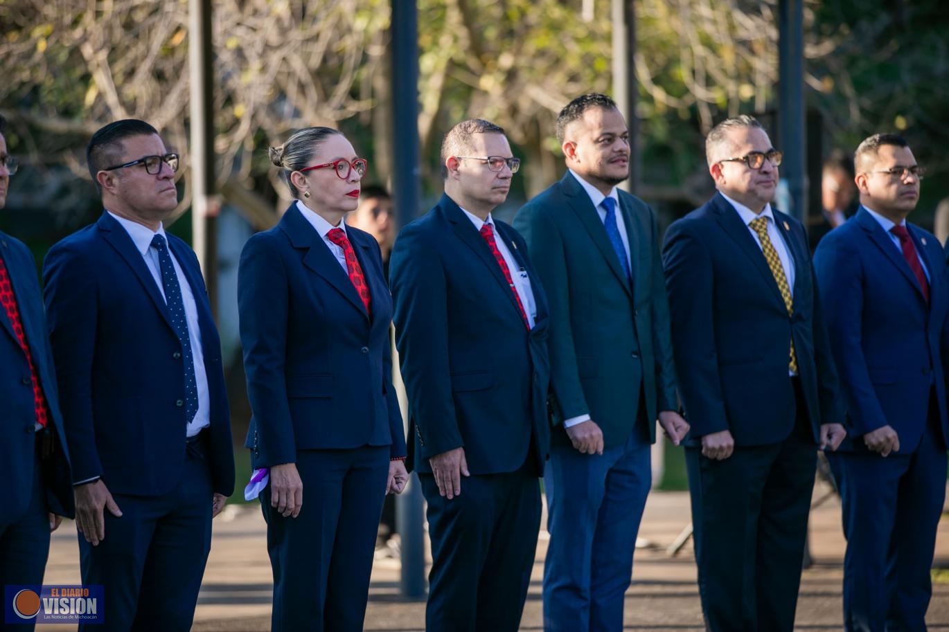 Encabeza Yarabí Ávila González acto con motivo del Día de la Bandera 