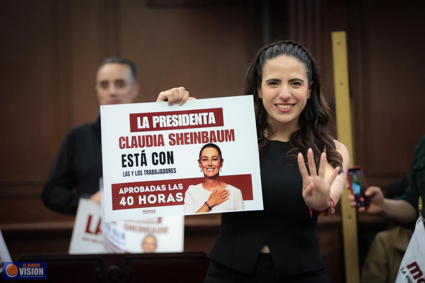 Giulianna Bugarini afirmó que reducción de jornada laboral es un triunfo para la clase trabajadora