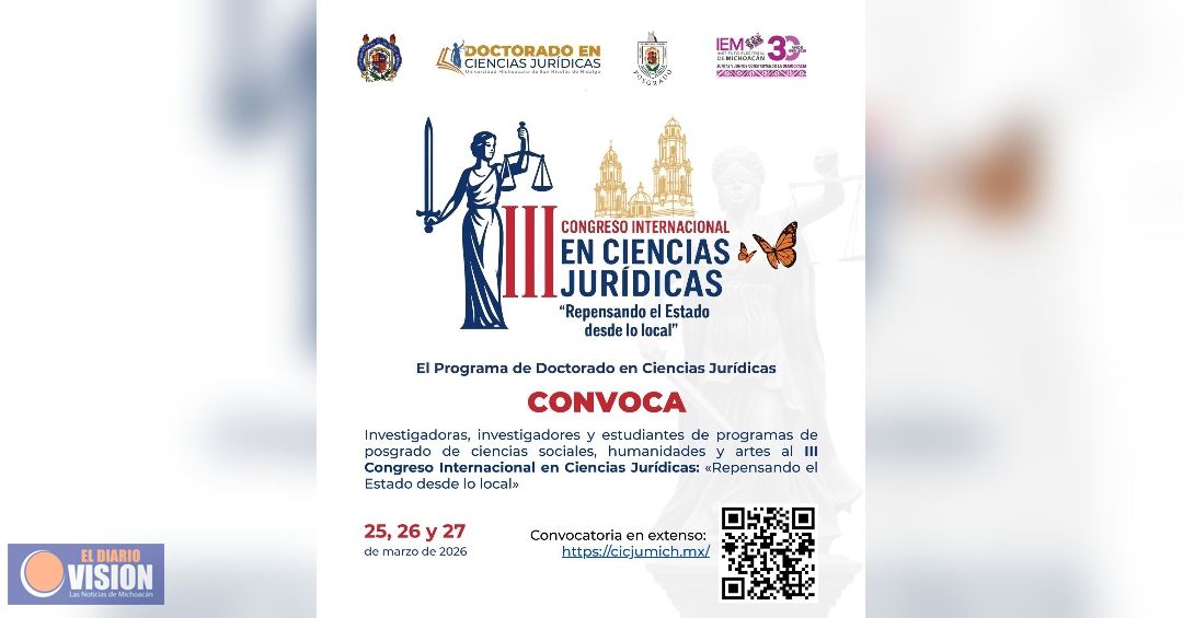 Impulsan el III Congreso Internacional en Ciencias Jurídicas