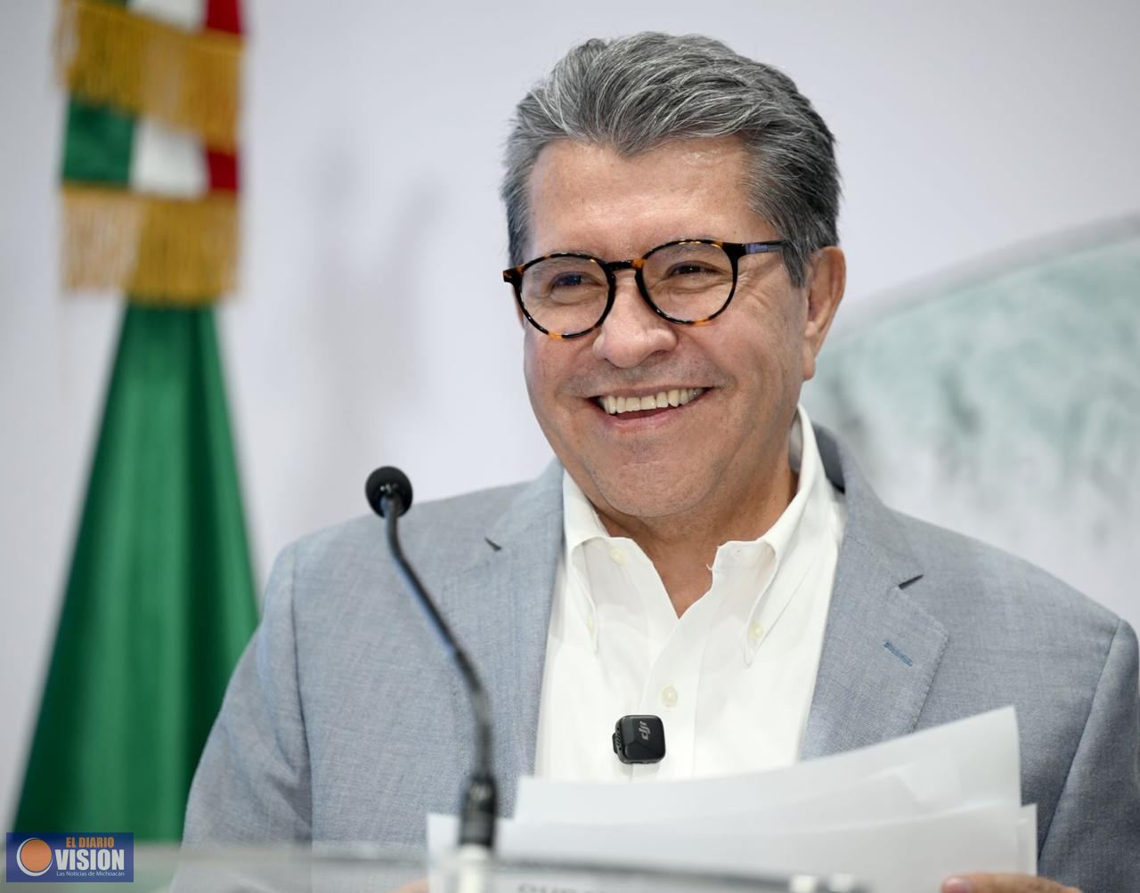 Es falso que reforma electoral generará inestabilidad política o turbulencia económica: Monreal