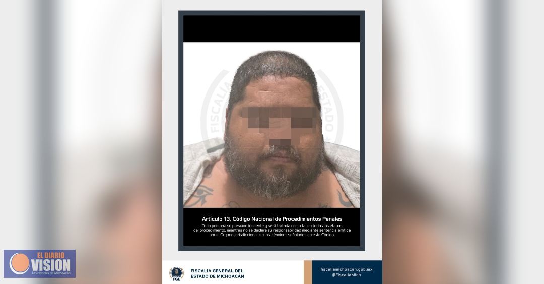 FGE y fuerzas federales detienen a “El Congo”, presunto implicado en el atentado contra Carlos Manzo