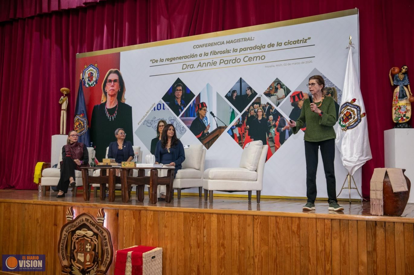 La doctora Annie Pardo incentiva a  estudiantes nicolaitas a convertirse en futuros investigadores 