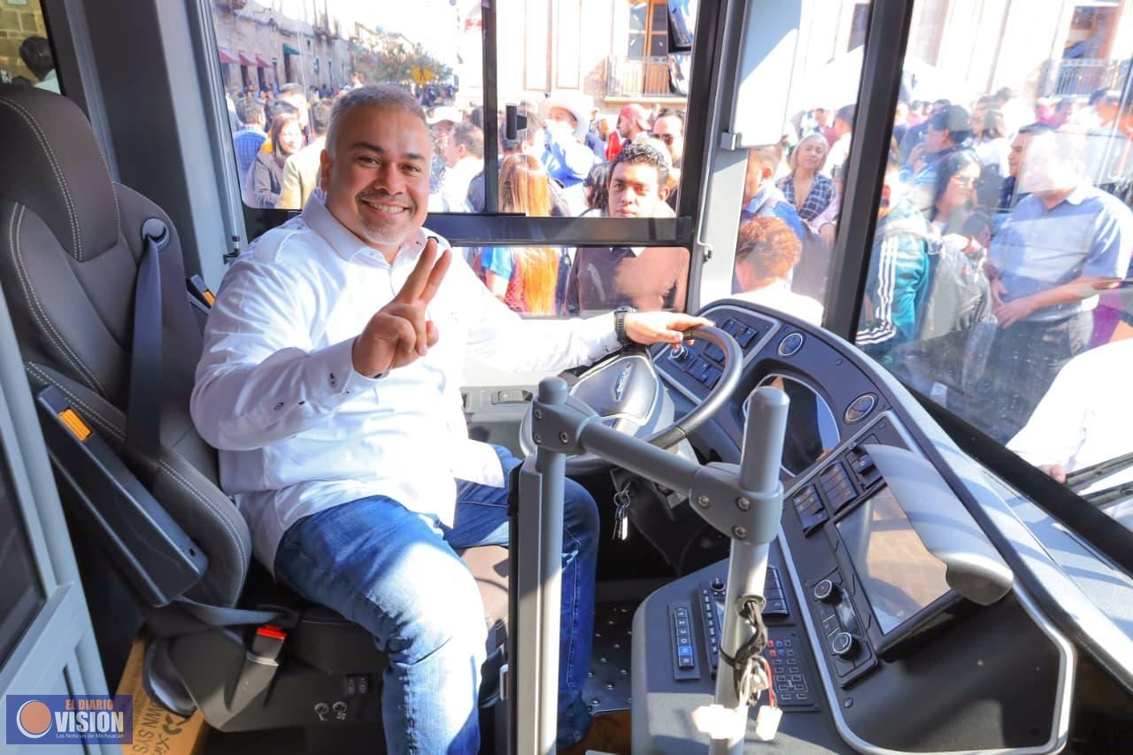 “El Morebús avanza la transformación de la movilidad en Morelia”: Jesús Mora