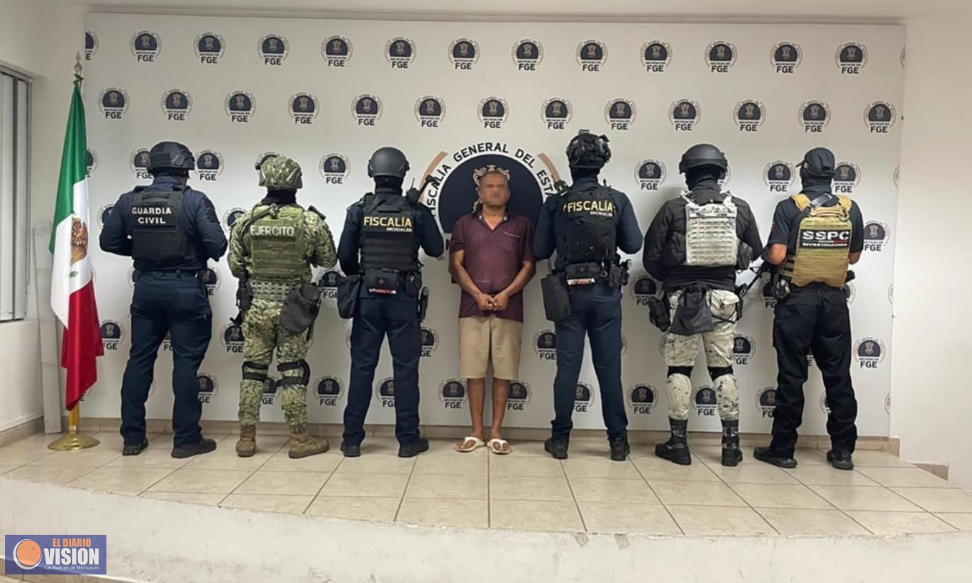 Capturan a presunto responsable del homicidio de agente del Ministerio Público en Lázaro Cárdenas