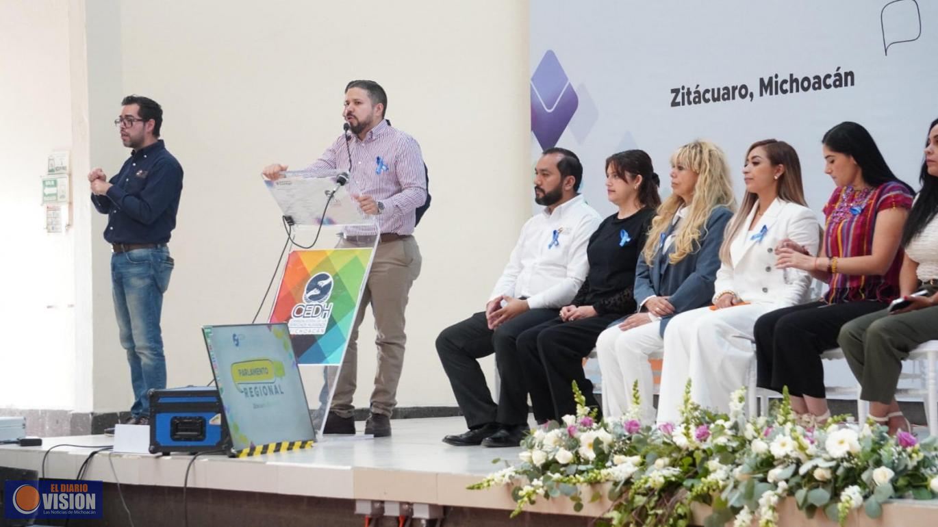 “El espíritu de la CEDH es la lucha por la justicia,pero hay que cambiarle el cuerpo” : Josué Mejía.