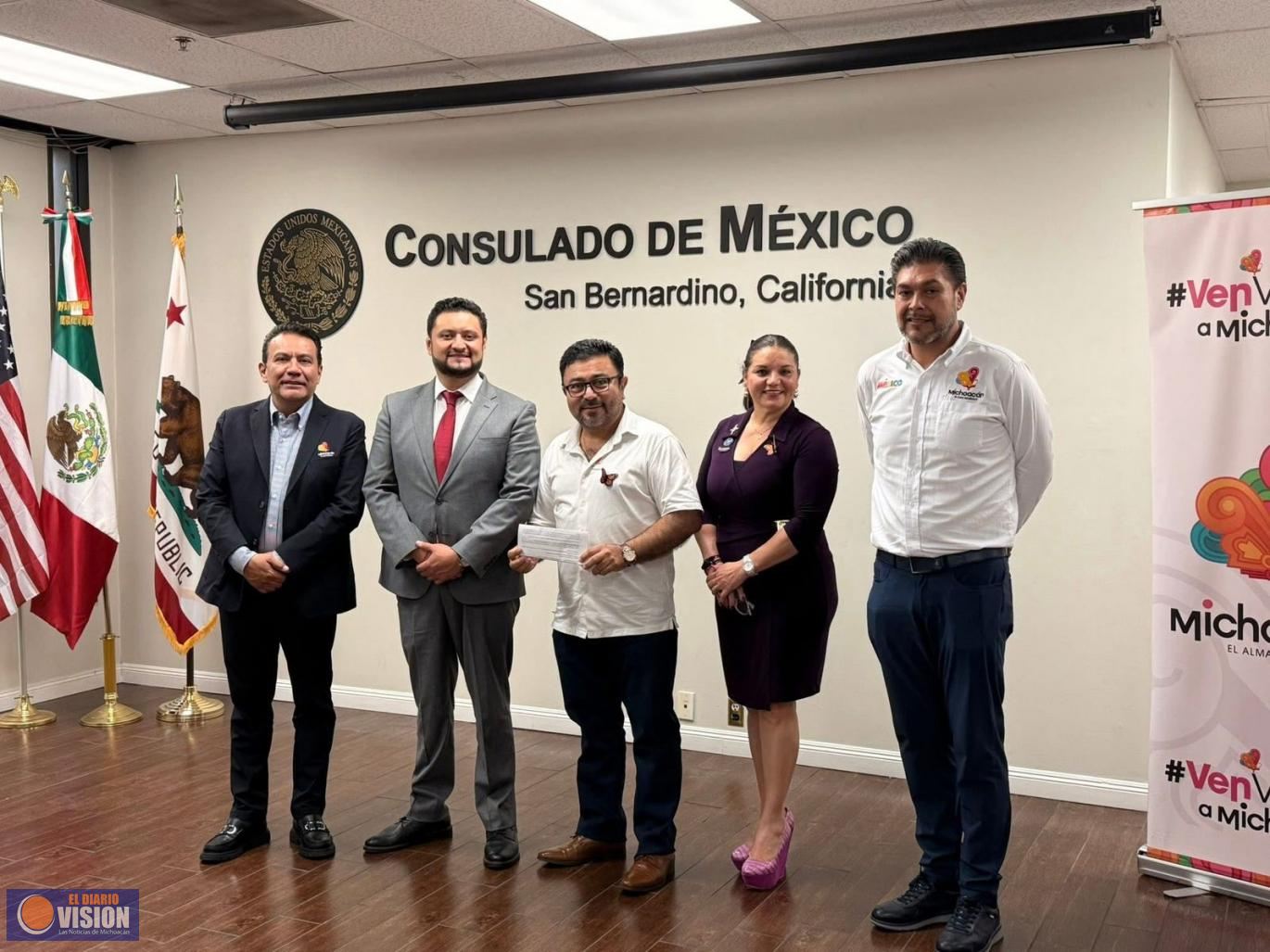 Michoacán presenta oferta turística y aérea en California: Sectur