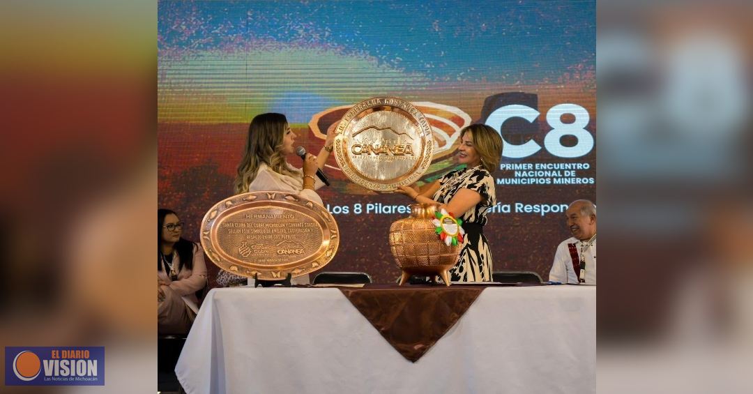 Concreta Dayana Pérez en Cananea, Sonora alianza histórica en beneficio de artesanos del cobre