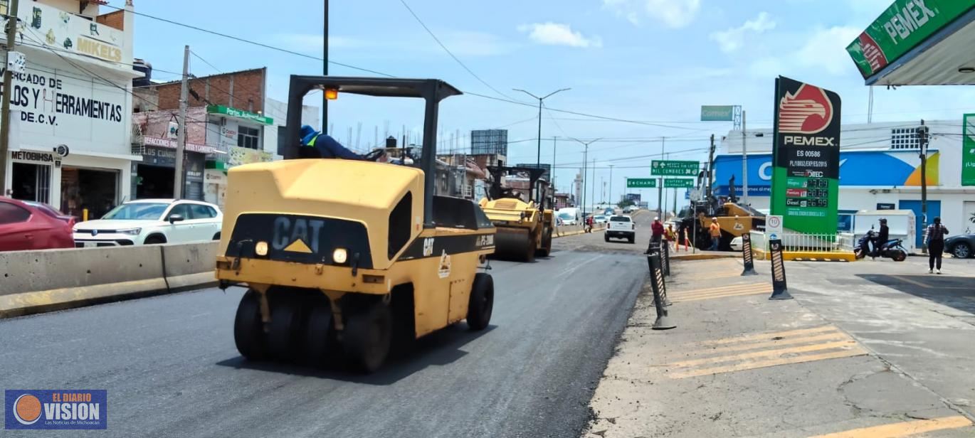 En 10 días se han rehabilitado 6.3 kilómetros de vialidades: Alfonso Martínez Alcázar