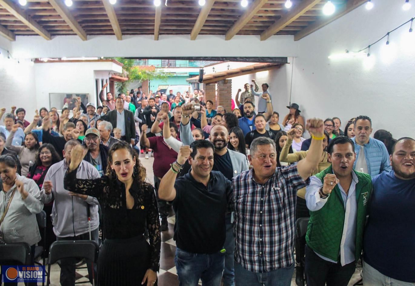 Simpatizantes de la Alianza Transformadora, realizan Asamblea Informativa, invitado Ernesto Núñez