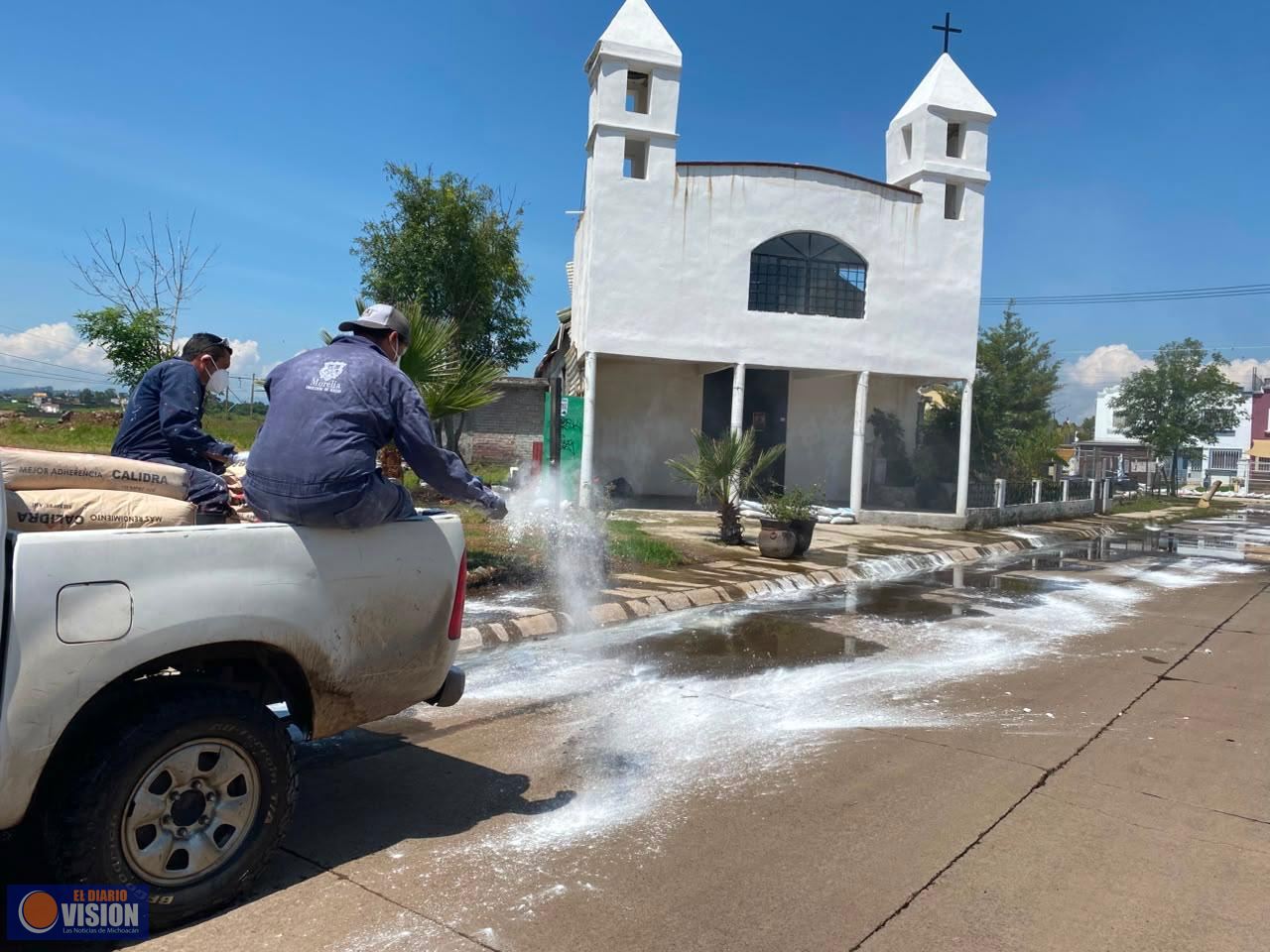 Refuerza Gobierno de Morelia acciones de fumigación en Hacienda Tiníjaro
