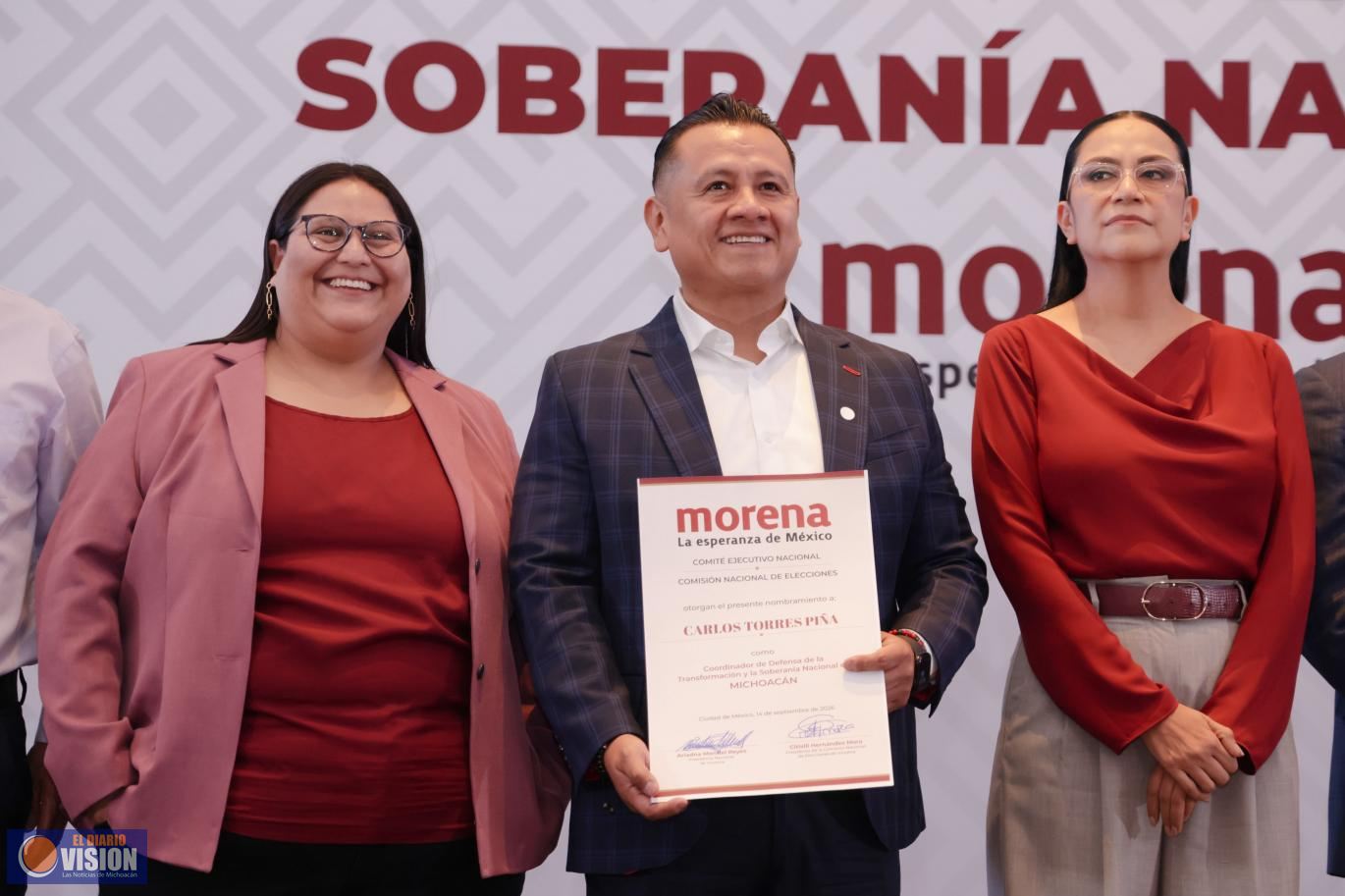 Torres Piña, nuevo coordinador de la Defensa de la Transformación en Michoacán